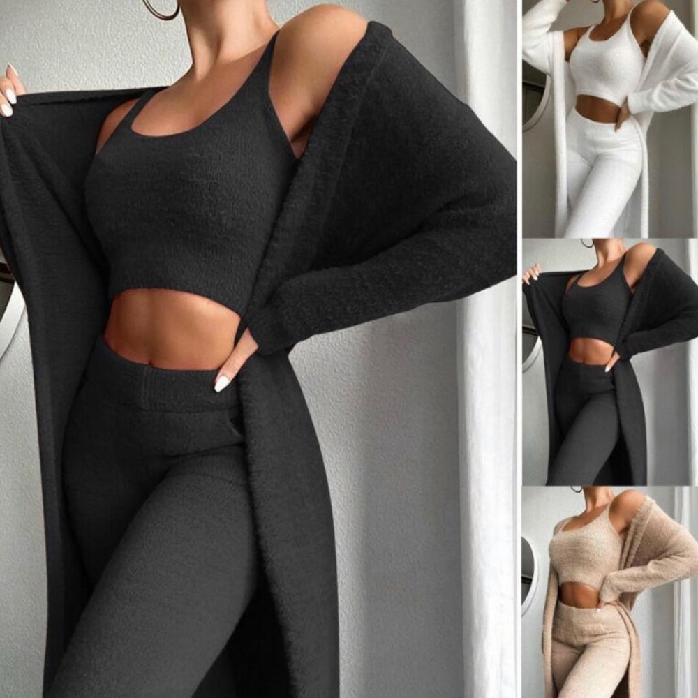 Plush cozy lounge set